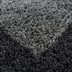High-pile Runner - Edge Grey