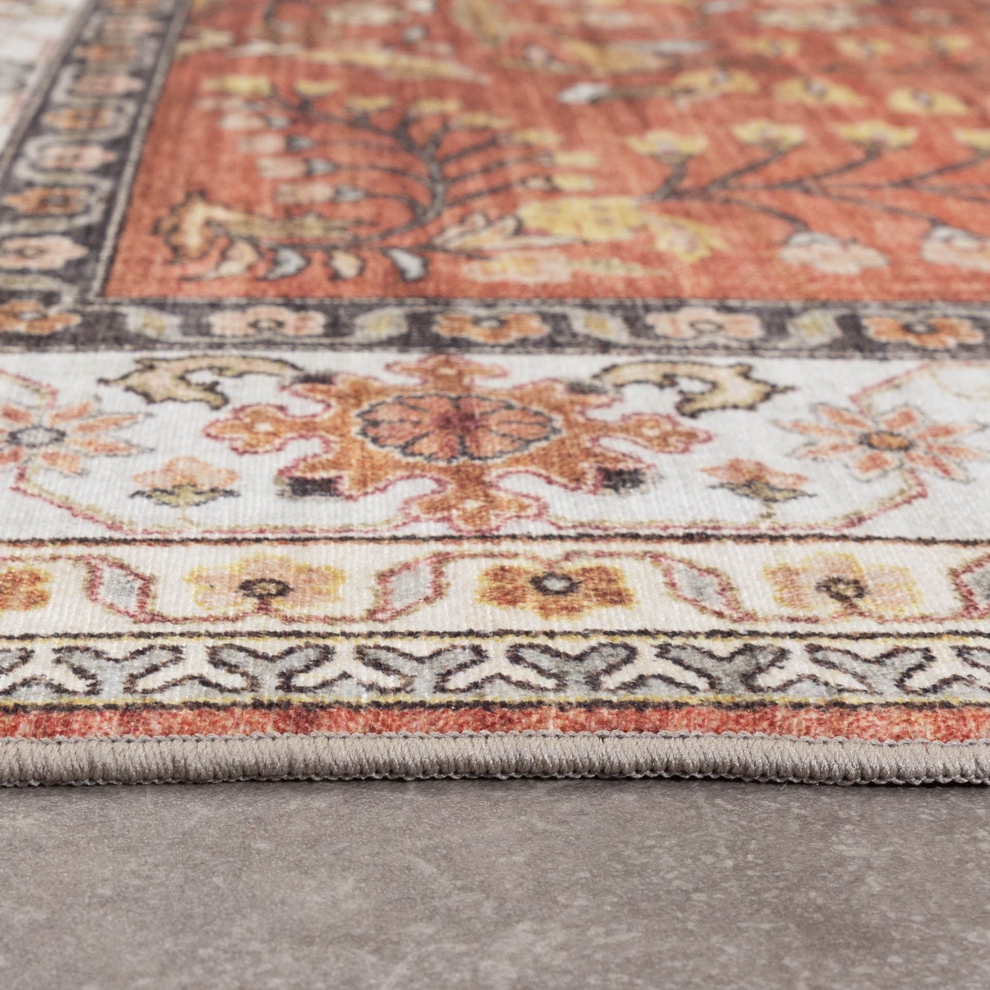 Vintage Outdoor Rug - Santo Flora Terra