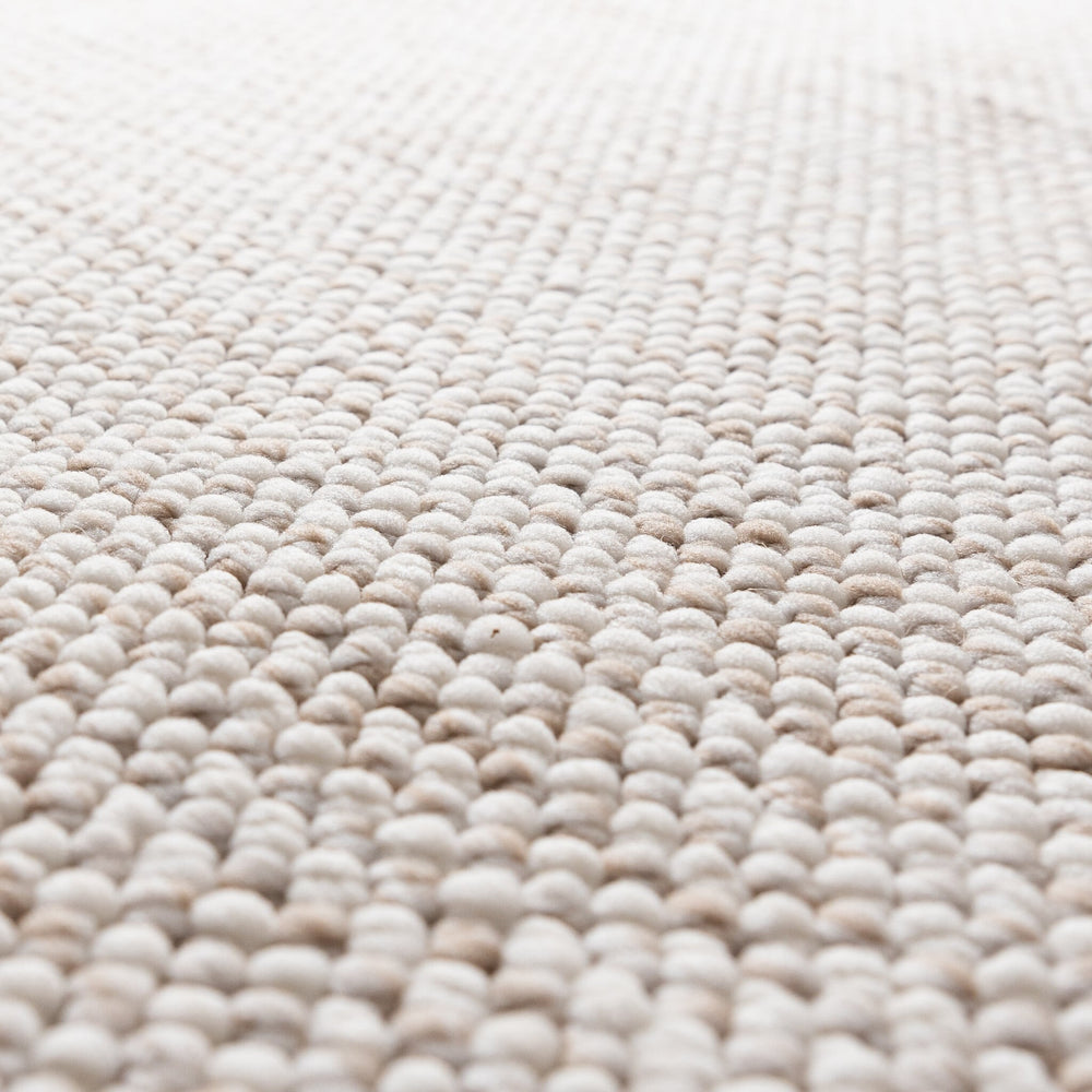 Sustainable Low-Pile Rug - Lykke Cream
