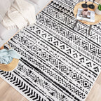 Scandinavian Rug - Scandi Geo Black/White