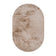 Oval High Pile Rug - Comfy Supreme Taupe