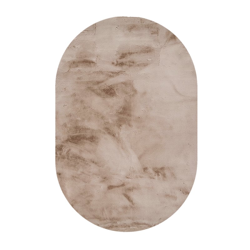 Oval High Pile Rug - Comfy Supreme Taupe