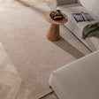 Wool Rug - Giselle Abstract Beige