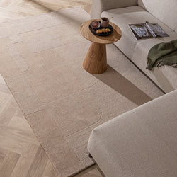 Wool Rug - Giselle Abstract Beige