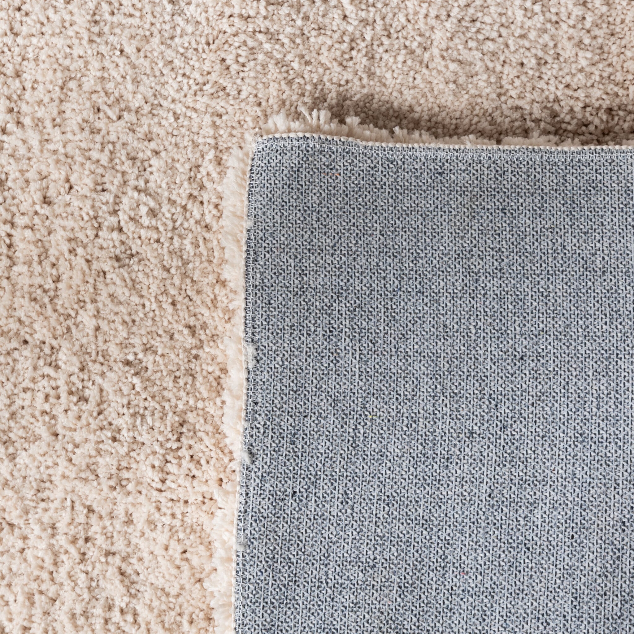 Washable High Pile Rug - Ziggy Cream