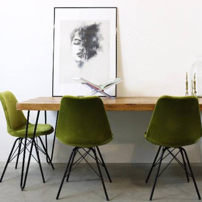 Velvet Chair - Green