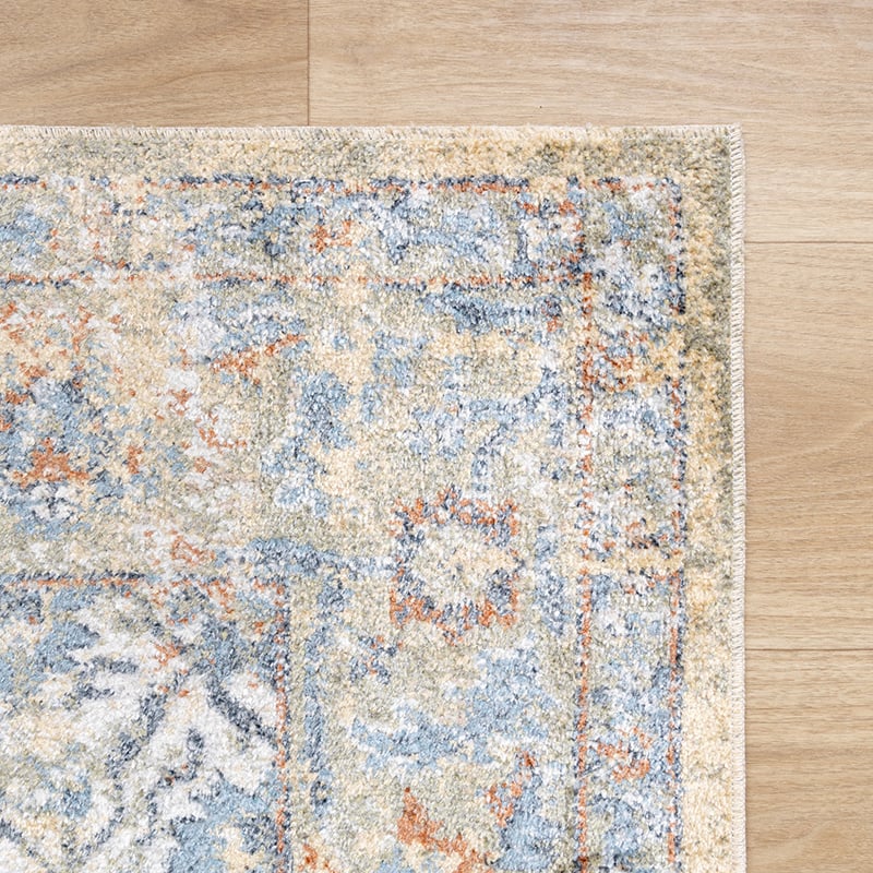Washable Rug - Nova Medallion Green