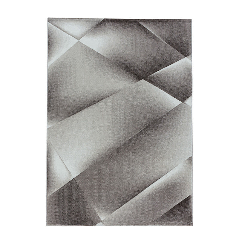 Modern floor rug - Streaky Design Brown