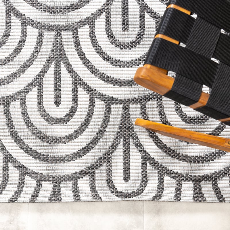 Outdoor Rug - Summer Arch Grey