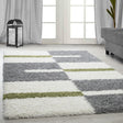 High-pile floor rug - Gala Green