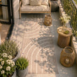 Balcony Rug - Sierra Curves Beige/Cream