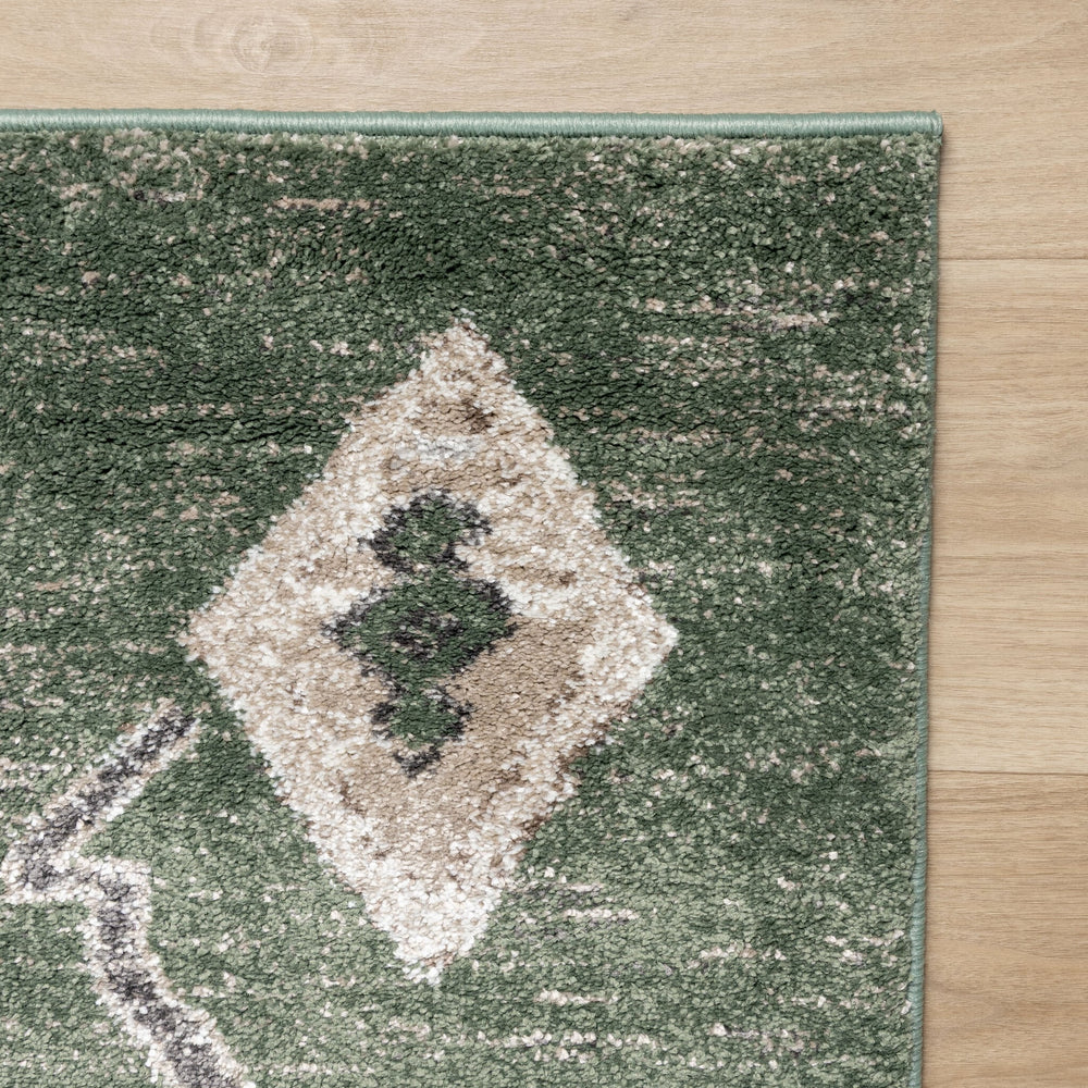 Berber rug - Blend Aztec Green