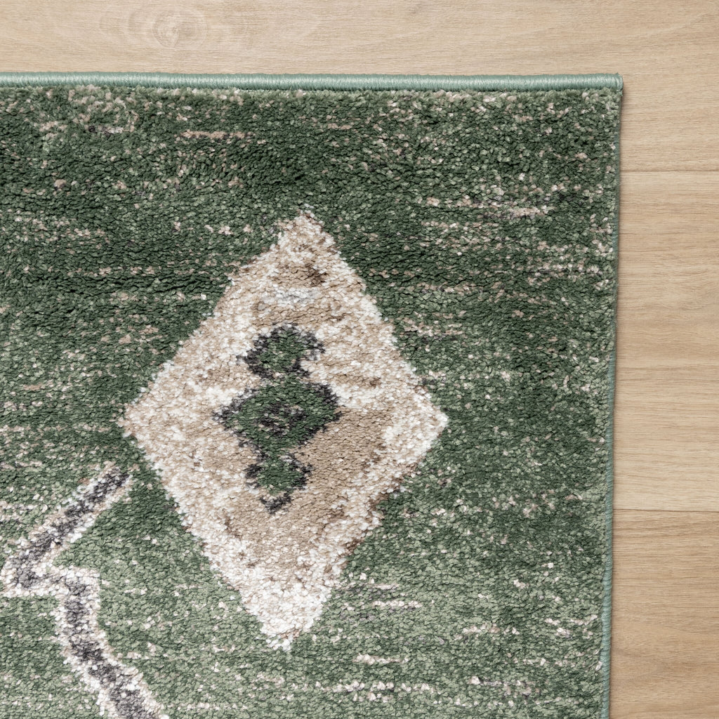 Berber rug - Blend Aztec Green