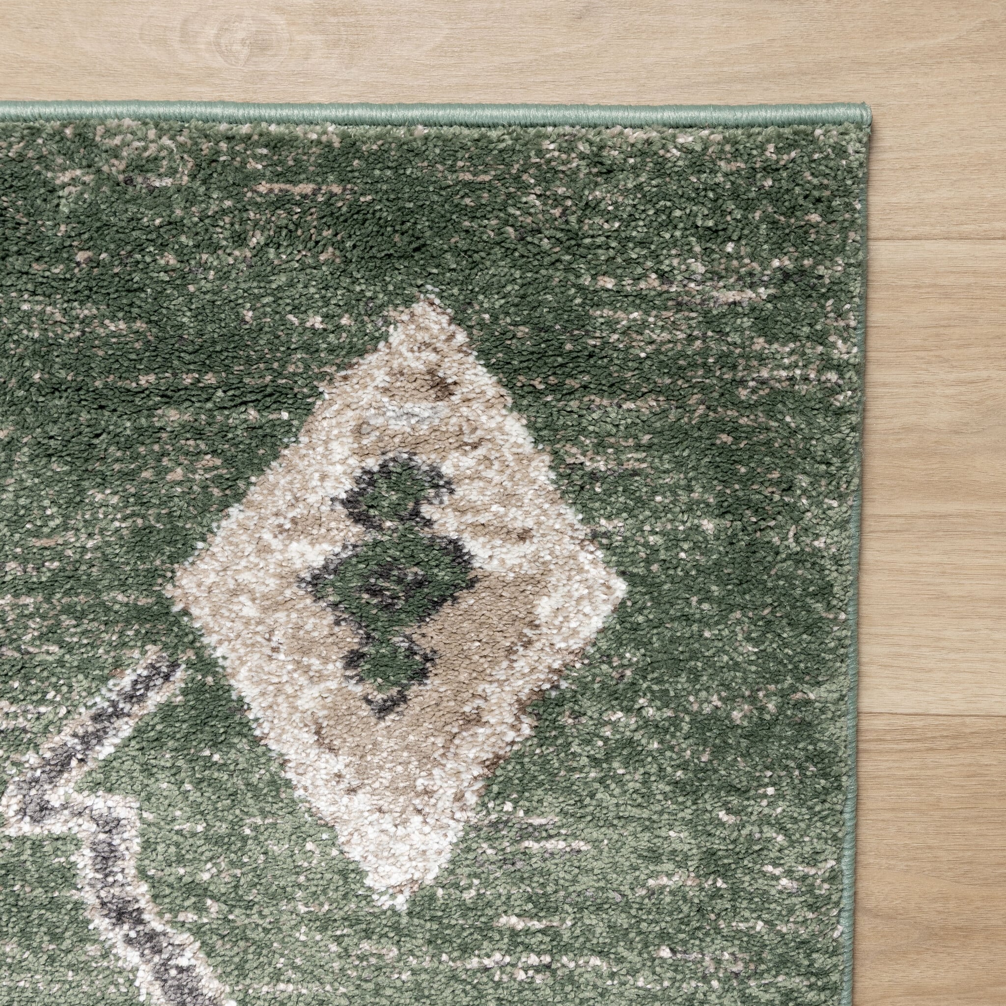 Berber rug - Blend Aztec Green