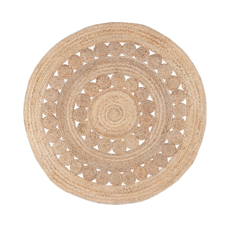 Jute Rug - Fair Round Sun Natural