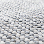 Sustainable Low-Pile Rug - Lykke Light Blue