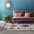 Colorful floor rug - Monero Coyote Multicolor