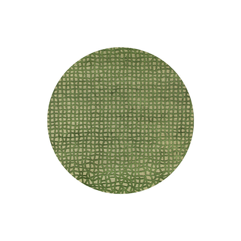 Round modern floor rug - Structures Trammel 9249