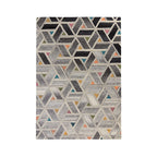 Graphic floor rug - Mado River Grey