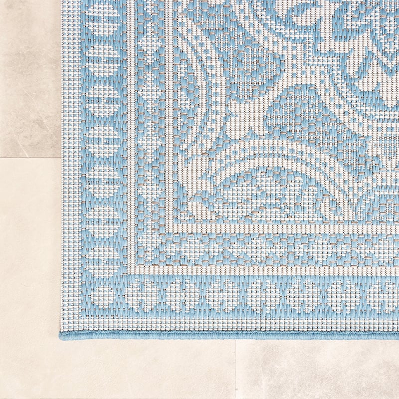 Outdoor Rug - Summer Oriental Light Blue