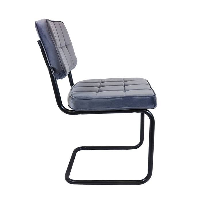 Velvet chair - Ivy Anthracite