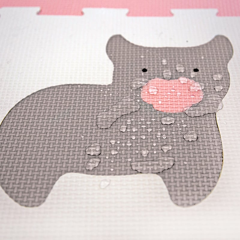 Foam puzzle mat - Sam Farm Pink