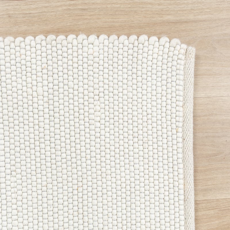 Wool Rug - Wise White