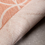 Geometric Outdoor Rug – Faro Ripple Pink