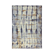 Wool floor rug - Tiphaine Blue/Ochre Yellow