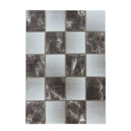 Modern floor rug - Optimism Box Taupe/Grey