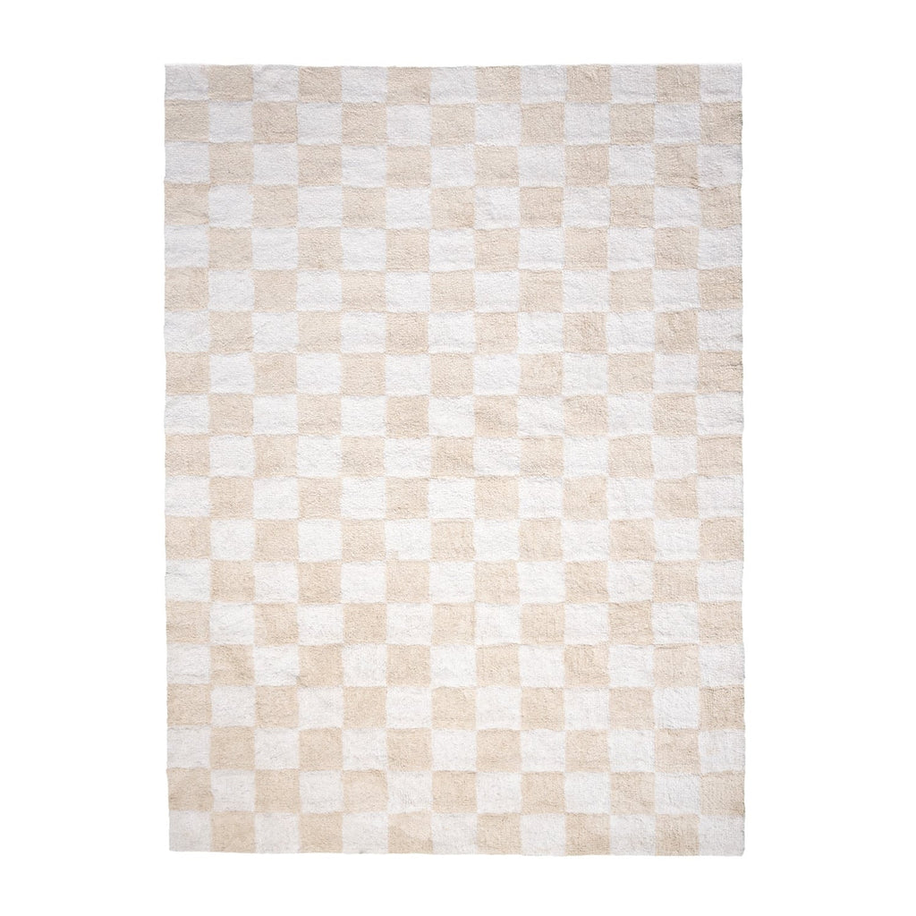 Retro Rug - Gambit Cream/White