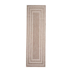 Balcony Rug - Sierra Frame Beige/Cream