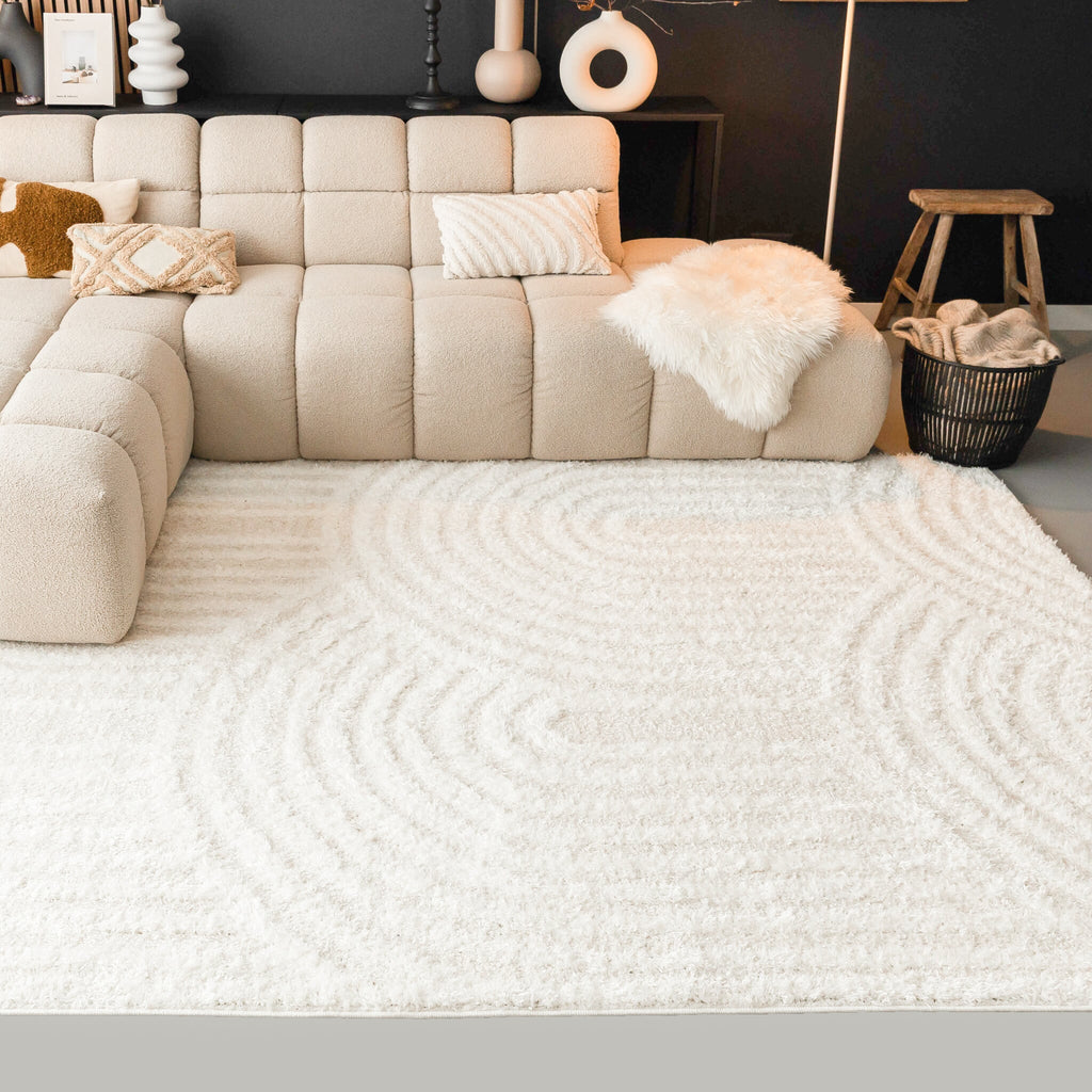 Scandinavian Rug - Lova Arches Cream