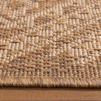 Jute Outdoor Rug - Mavi Medallion Brown/Cream