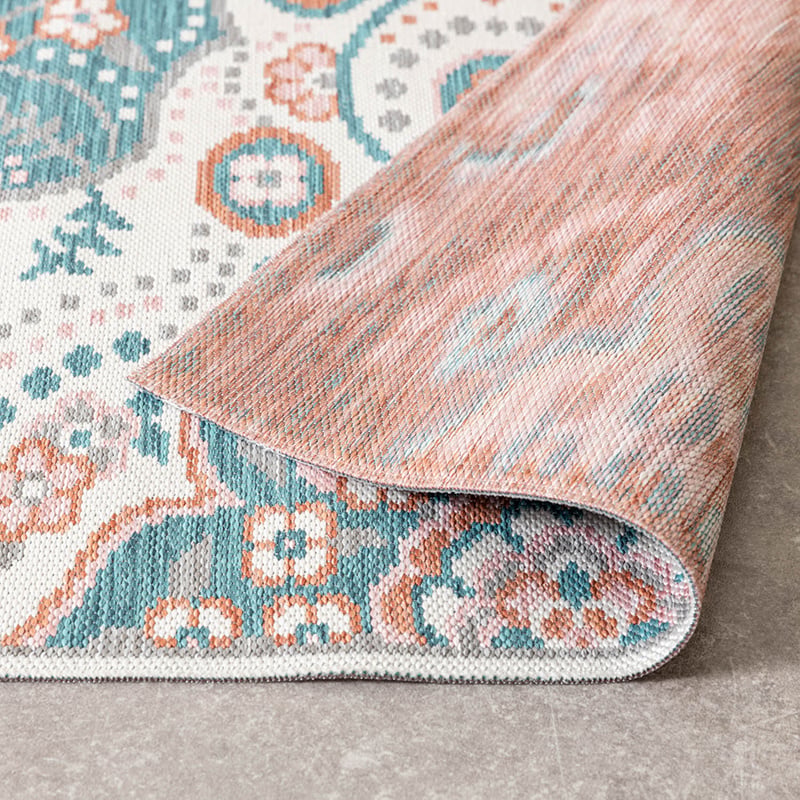 Bohemian Outdoor Rug - Vedra Medallion Blue