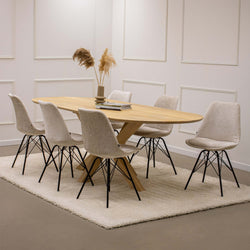 Dining Chair - Bren Ecru