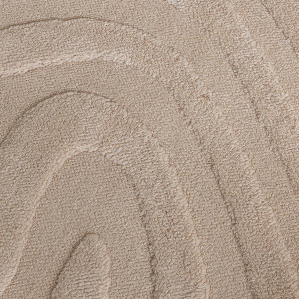 Bathroom Rug - Cassie Shapes Beige