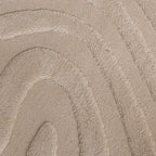 Bathroom Rug - Cassie Shapes Beige