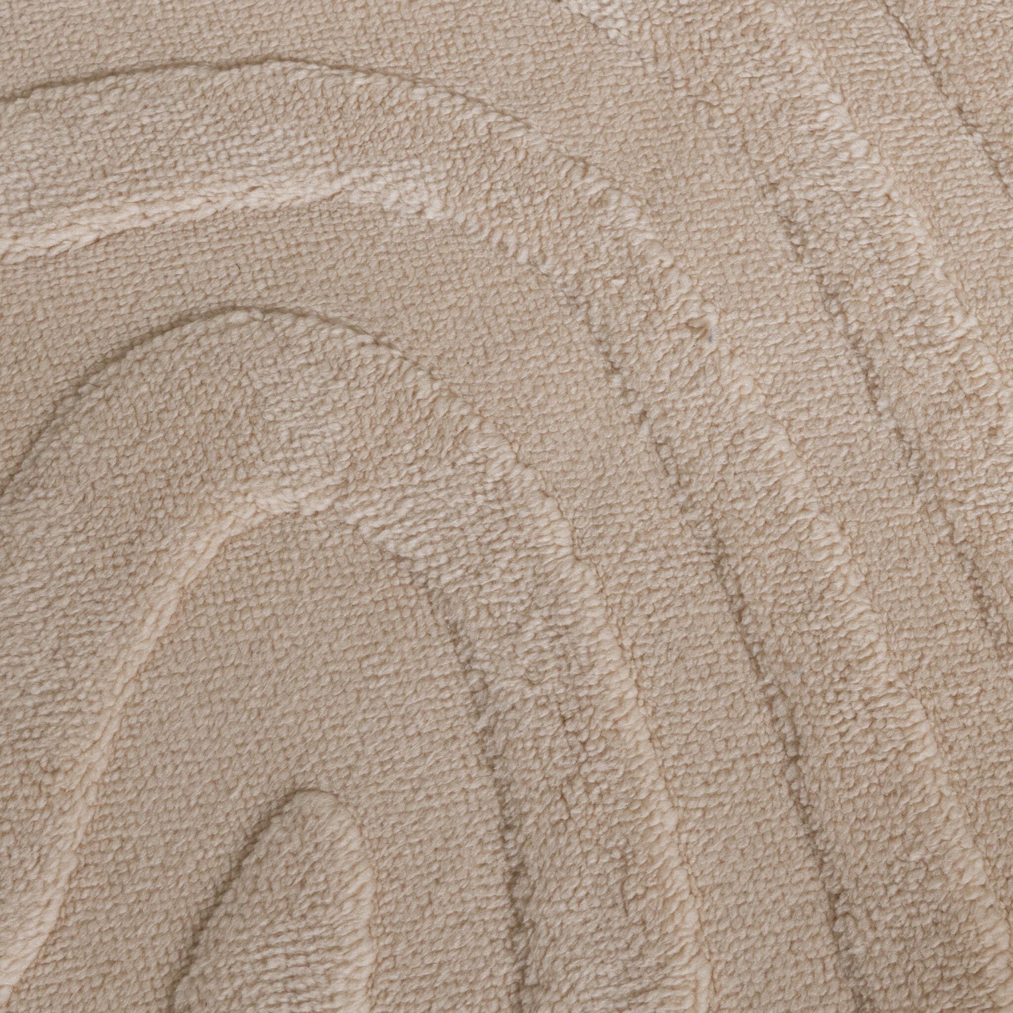 Bathroom Rug - Cassie Shapes Beige