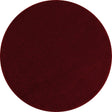 Round low-pile floor rug - Asa Red