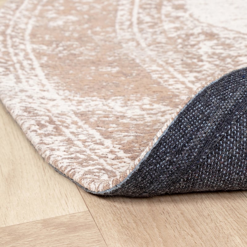 Round Vintage Rug - Admire Taupe