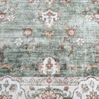 Vintage rug – Ember Medallion Green