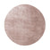 Round Washable Viscose Rug - Vive Dusty Pink