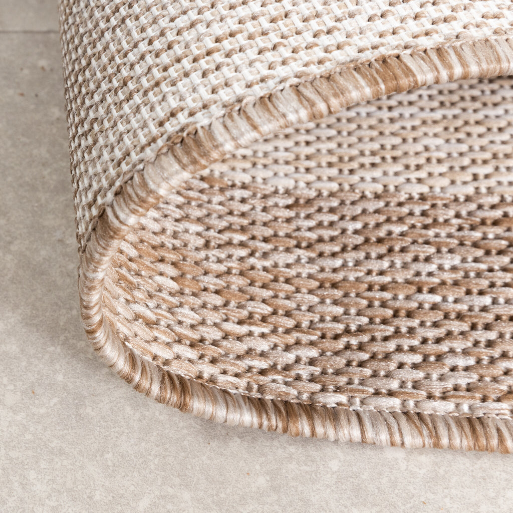 In- & Outdoor Rug – Sierra Frame Beige/Cream