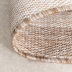 In- & Outdoor Rug – Sierra Frame Beige/Cream