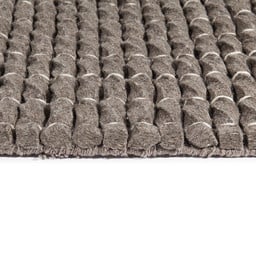 Wool floor rug - Louise Grey