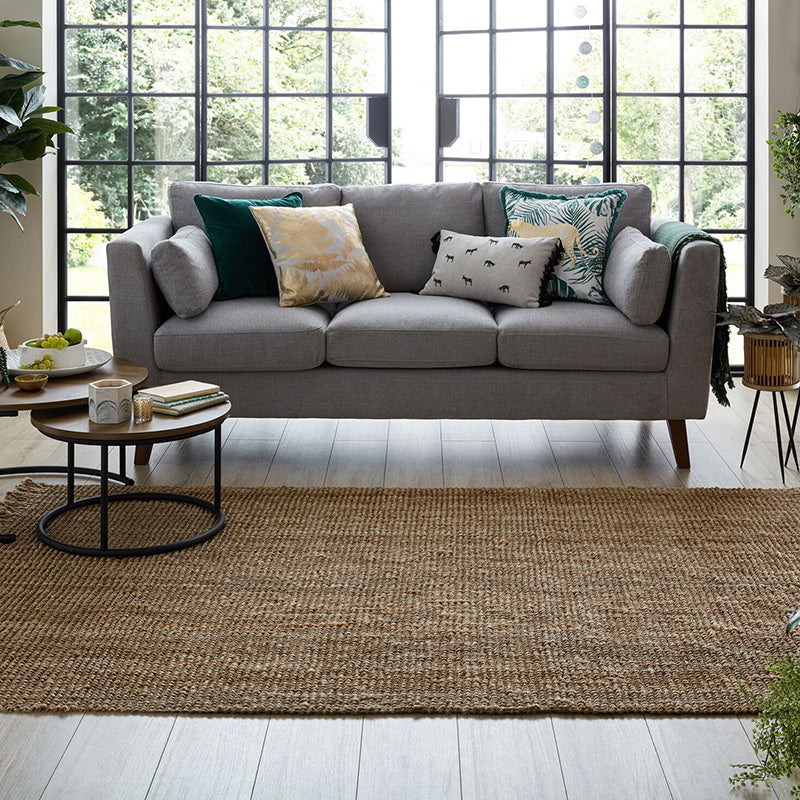Jute floor rug - Sarito Natural