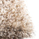Round High-Pile Floor Rug - Richmond Beige 102