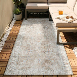 Washable Runner - Domingo Oriental Beige