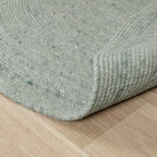 Round Wool Rug - Wise Green